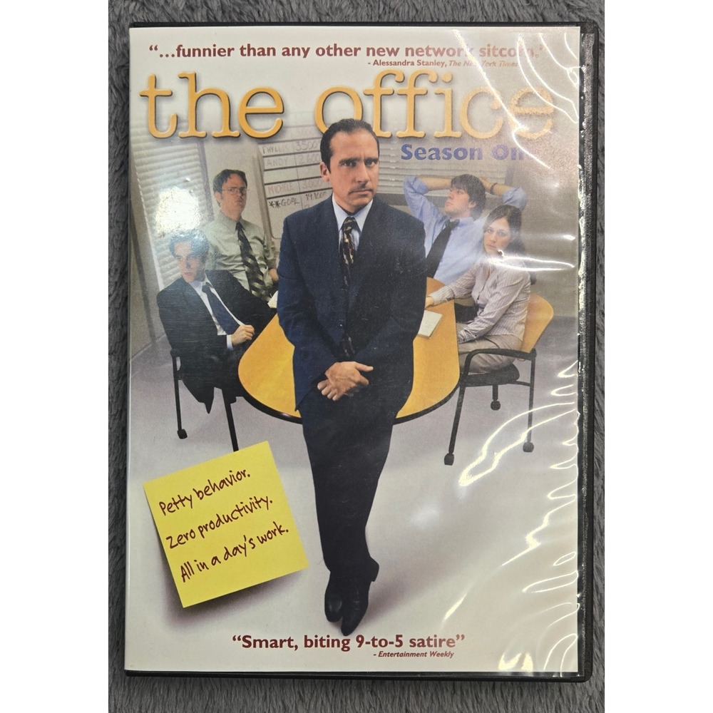 The Office Season 1 One DVD NBC Steve Carell Comedy TV Series 2005 025192850622